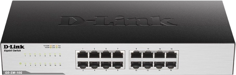 GO-SW-16G 16-poorts desktop GIGABIT-switch