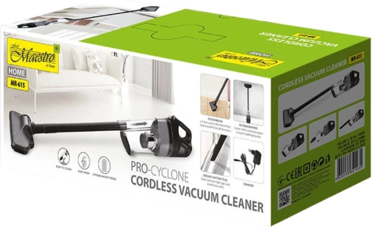 Starke 6,5 kPa Saugkraft und 100 W Leistung