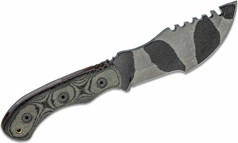 Tops Knives Tom Brown tracker #4 mini with camo handle