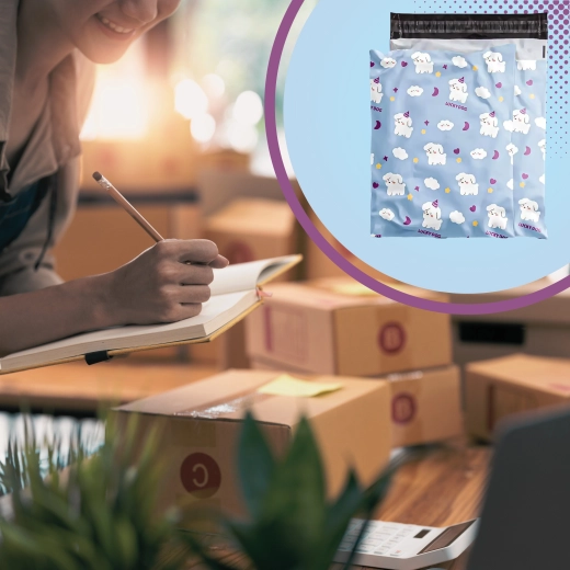 LUCKY DOG design for recognizable parcels