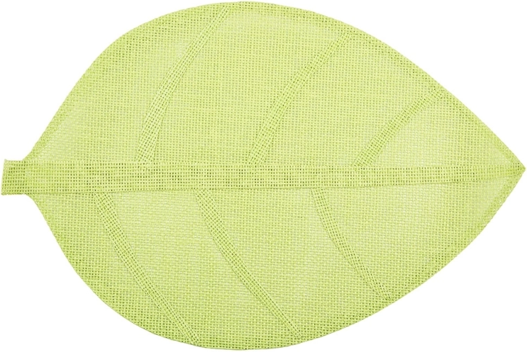 Grüne Tischunterlage in Blattform 33 × 48 cm