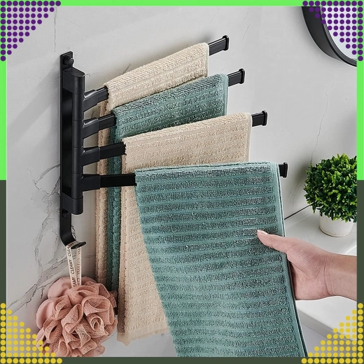 Quatre bras pivotants indépendants