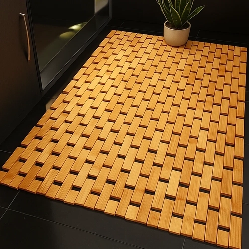 Praktisch formaat 80 × 50 cm voor douche en wastafel