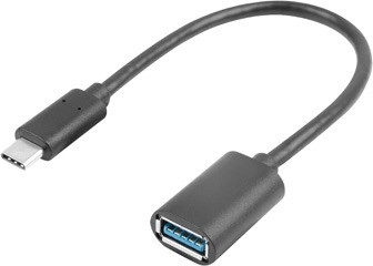 Adaptateur USB-C (mâle) vers USB-A (femelle) USB 3.1, 15 cm
