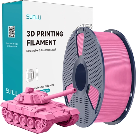 Filament haute vitesse Sunlu PLA+ rose
