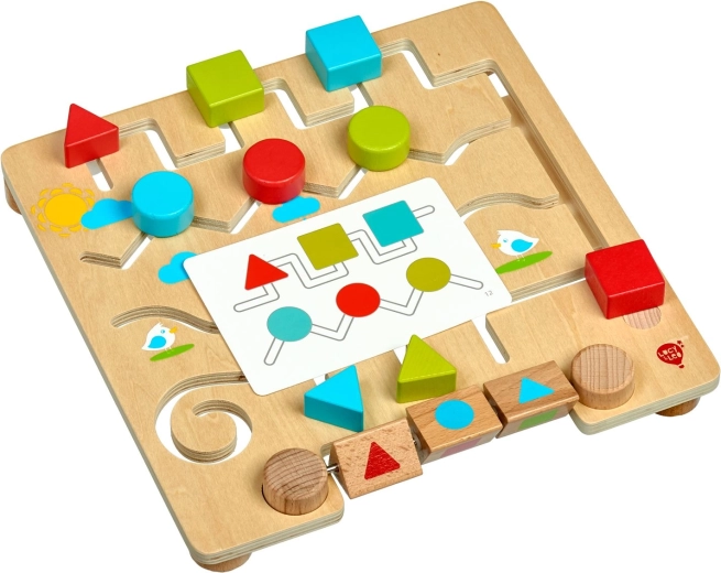 Spelen met vormen en voorbeeldkaarten