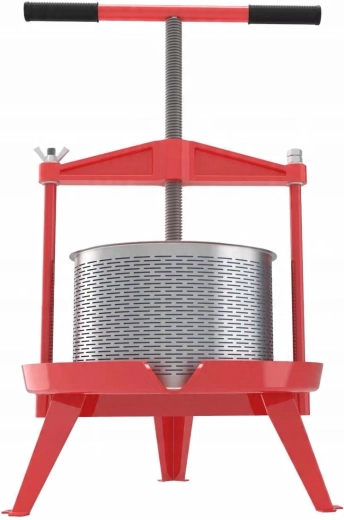 Stainless perforated basket for clean pressing