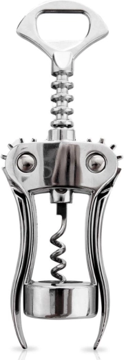 Metalen kurkentrekker voor wijn LUXY 19 cm