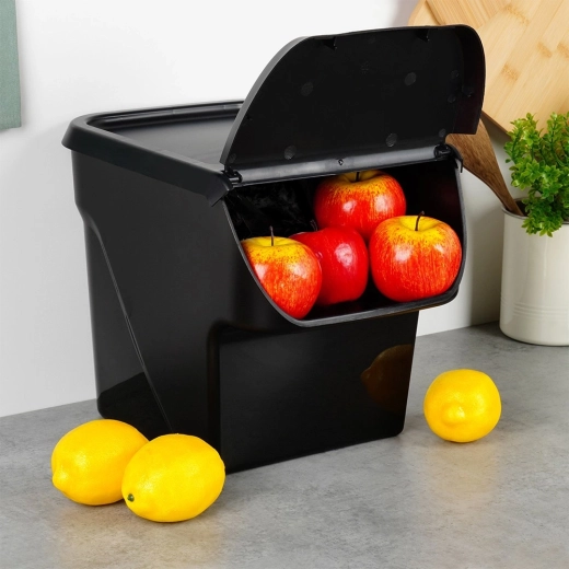Tidy countertop and pantry