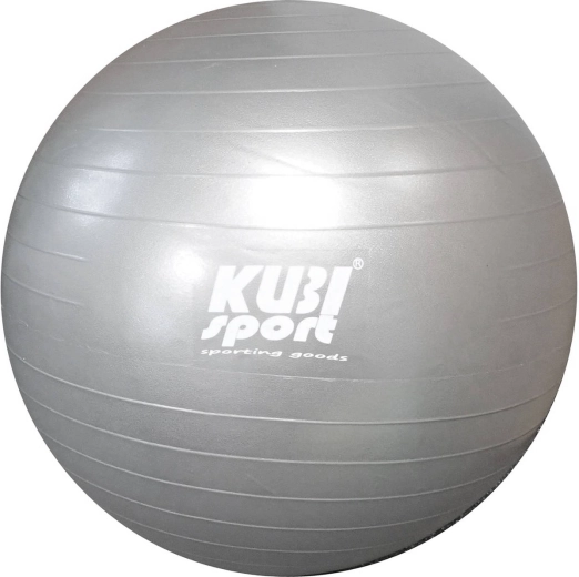 Ballon de gymnastique Kubisport argenté 65 cm - 1 pièce