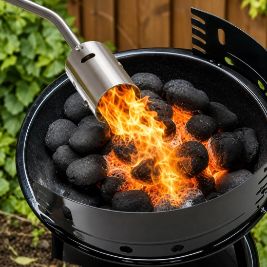 Praktisch auch zum schnellen Anzünden des Grills