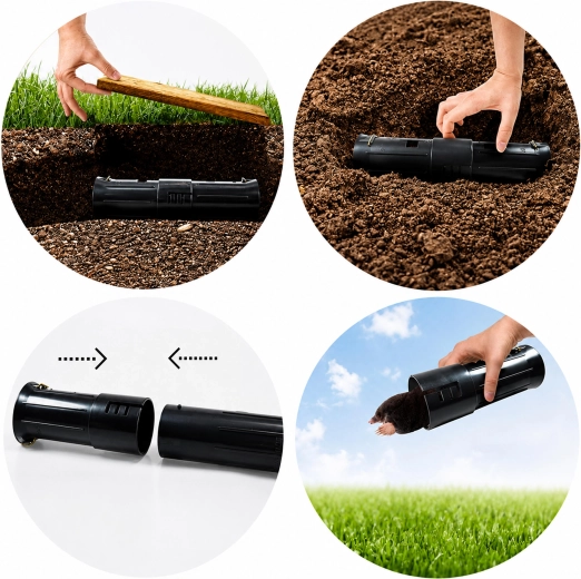 Installation facile sur le terrain