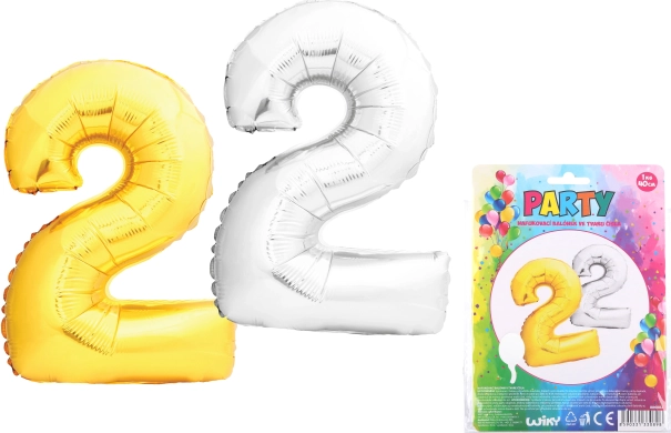 Opblaasbare ballon nummer 2, 40 cm