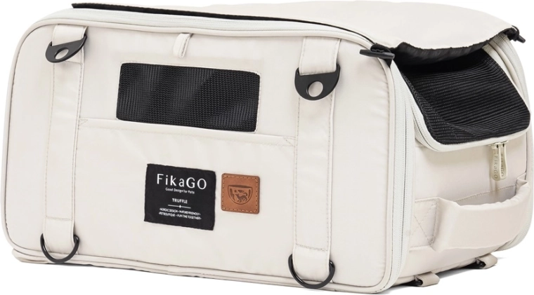 FikaGO Reise-Transporttasche für Hunde und Katzen Truffle Creamy Cloud