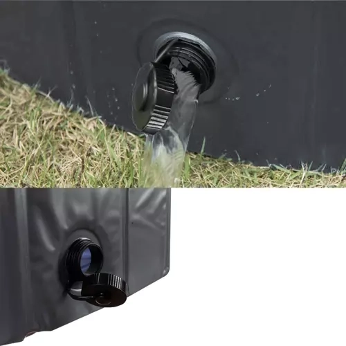 Schnelles Ablassen des Wassers dank Ventil