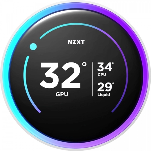 2.72" IPS LCD display and RGB ring