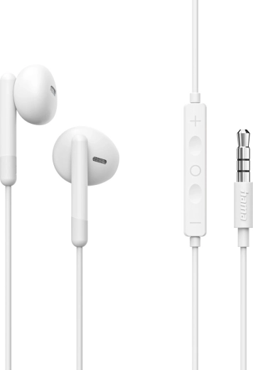 Noble witte bedrade in-ear oordopjes