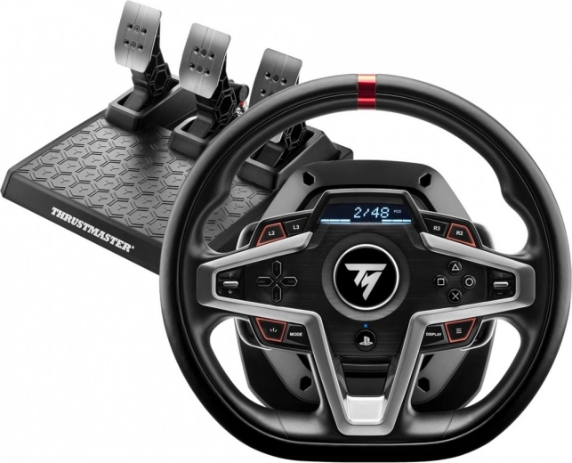 Volant de course Thrustmaster T248 avec pédales pour PlayStation et PC