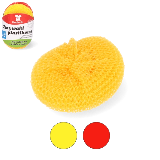 KUCHCIK Plastic Scouring Cleaner, 3 pcs