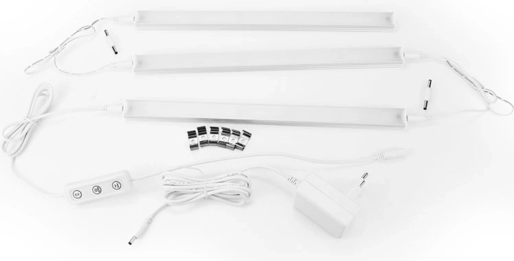 Complete voeding en controller in de set