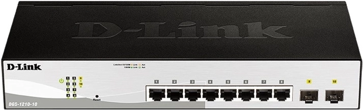 DGS-1210-10 Switch intelligent 8xGE 2xSFP