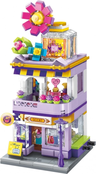 Qman City Corner perfumery building set