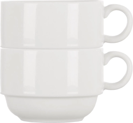 Space-saving stackable shape