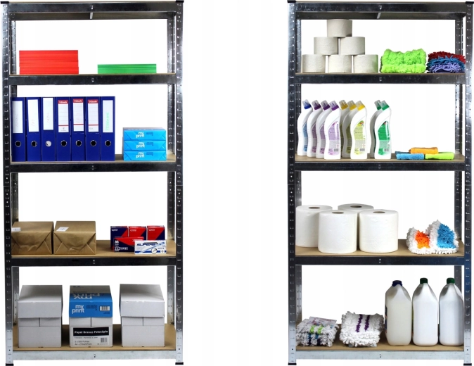 High load capacity 175 kg per shelf