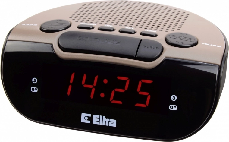 Radiowecker mit PLL-Tuner schwarz/khaki