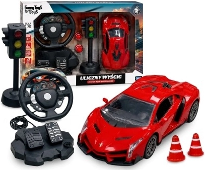 Voiture R/C avec volant et pédales