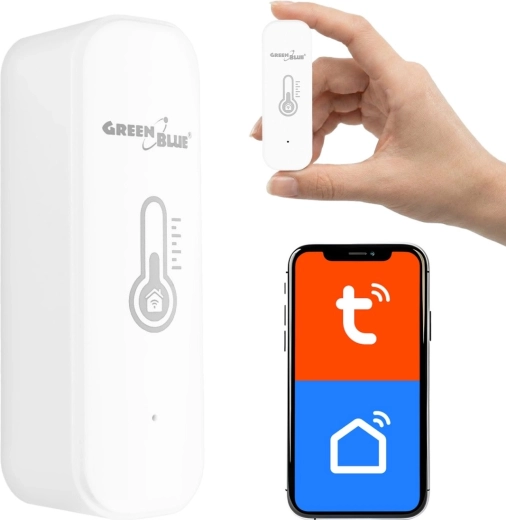 Capteur WiFi de température et d’humidité GreenBlue GB737 - 1 pièce