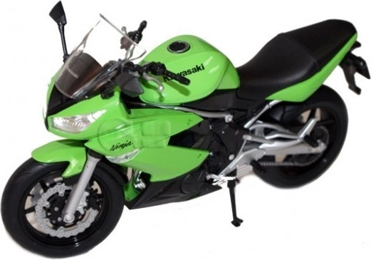 Model motorcycle Kawasaki Ninja 650R 1:10 green