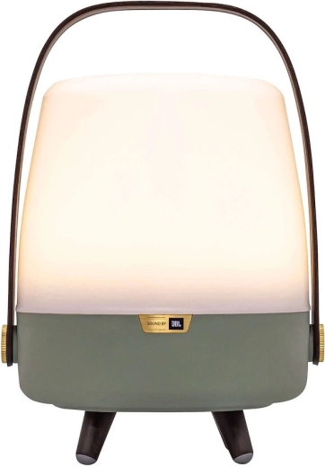 Kooduu Lite-up Play mini draagbare lamp met Bluetooth-speaker JBL groen