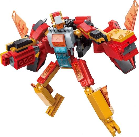 Qman convertible robot and fighter jet Flying Bombing Soldier