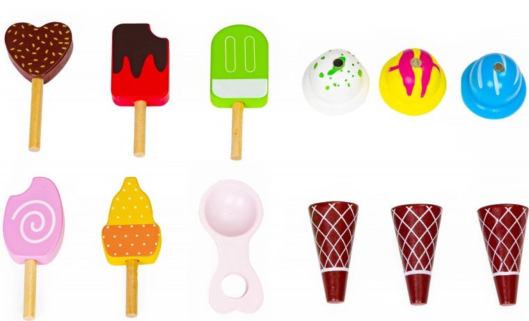 Cornets de glace magnétiques