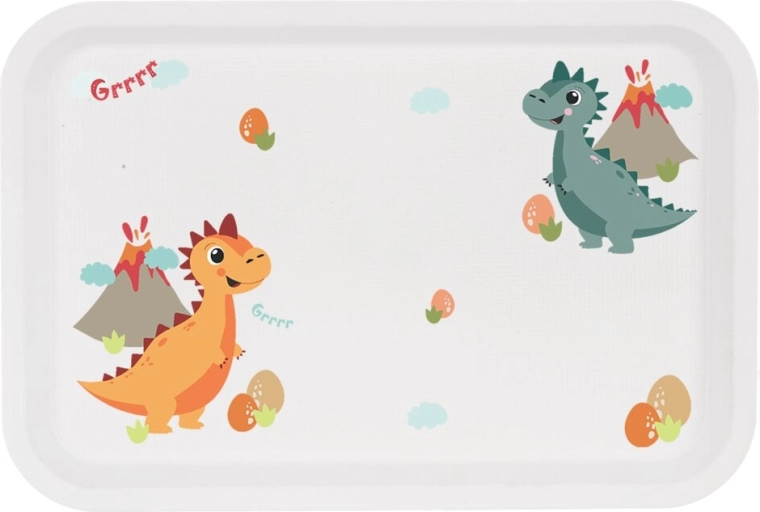 Kinder plastic dienblad Toya DINO 30,5 × 21 cm