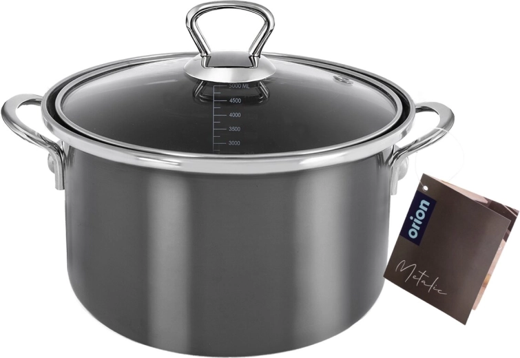 Praktische inhoud van 5 liter voor koken voor het gezin