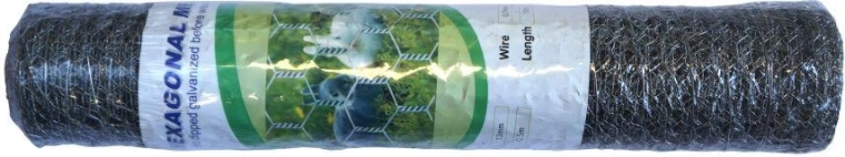 Galvanized rabbit wire mesh 500 mm × 10 m, 0.7 mm wire