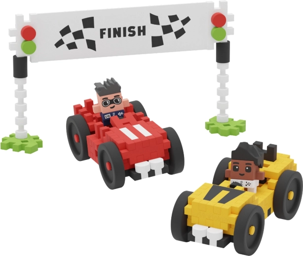 Twee auto’s voor een grote race