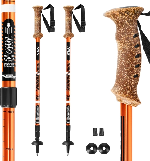 Nils Extreme trekkingstokken TK 696 met anti-shock vering
