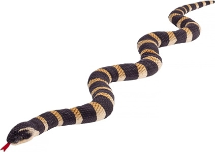 Schwarzer flexibler Schlauch mit Zickzackprofil, 100 cm