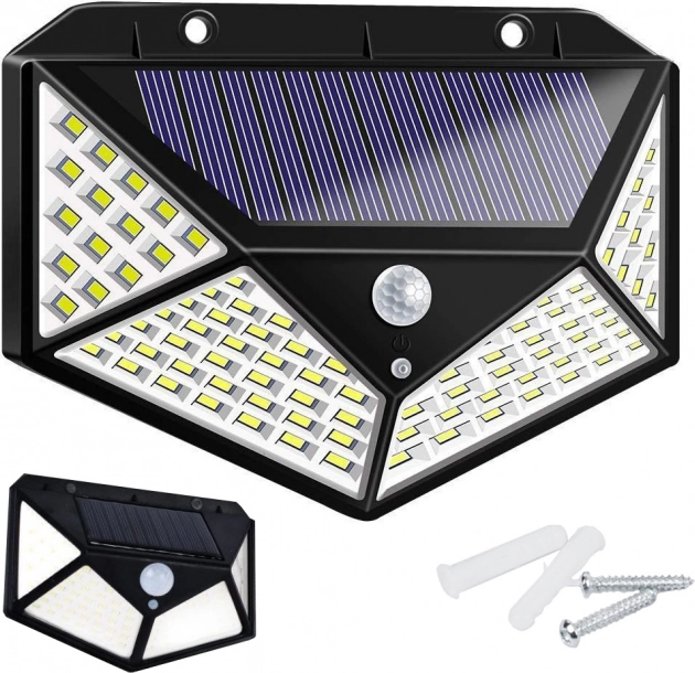 Lampe solaire avec détecteur de mouvement et crépusculaire