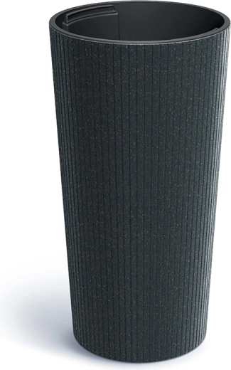 Pot Lamia Slim Eco Wood 25 cm anthracite