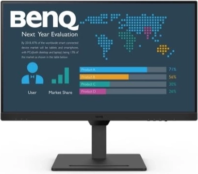 27″ kantoormonitor BENQ met QHD IPS, 75 Hz, 5 ms, HDMI en USB‑C