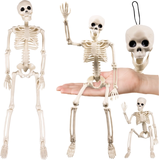 Squelette d’Halloween suspendu RUHHY 40 cm - 1 pièce