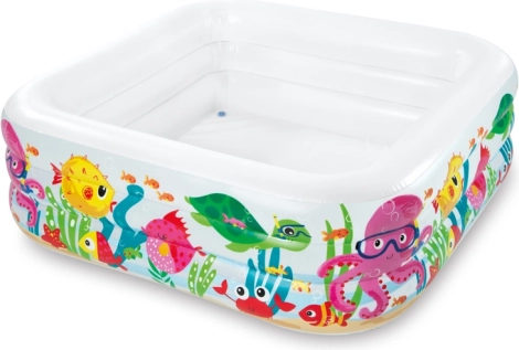 Opblaasbaar aquariumzwembad