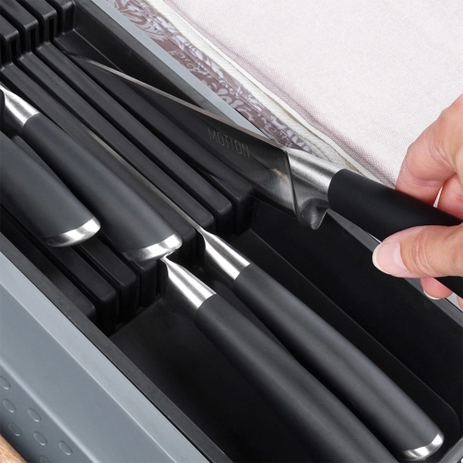 Removable inserts for knives and cutlery
