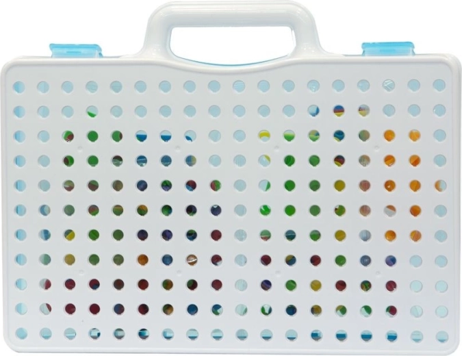 Practical 2-in-1 case: storage box and assembly board