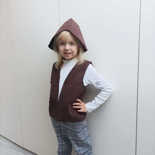 2-delige set: vest + hoed
