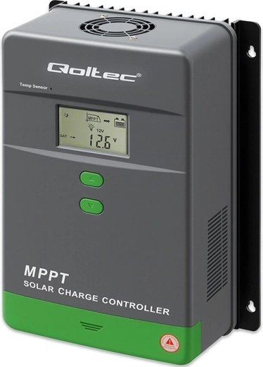 MPPT-zonnelaadregelaar 50 A met LCD, Bluetooth en temperatuursensor, 12/24 V, voor GEL en LiFePO4